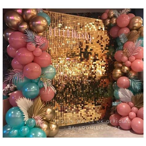 gold glitter balloons|sequin balloons.